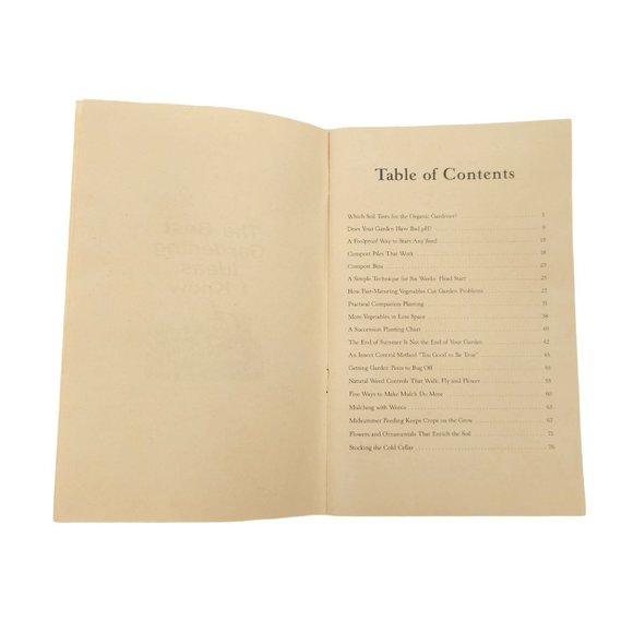 Vtg The Best Gardening Ideas I Know Robert Rodale Paperback 1982 Eighth Printing - Picture 8 of 14